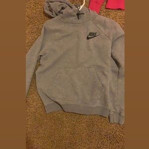Dark grey Nike hoodie